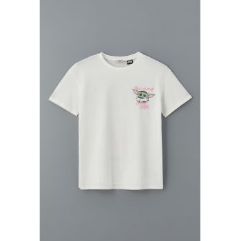 Tricou regular fit cu model grafic