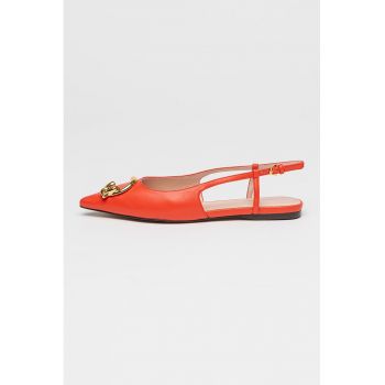 Balerini slingback din piele C-Me