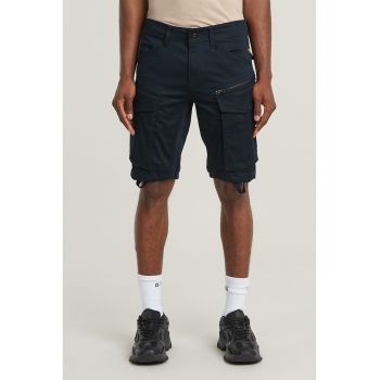 Bermude cargo cu croiala slim-fit