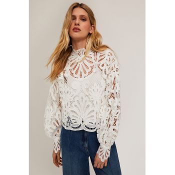 Bluza din dantela Macrame
