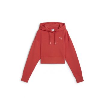 Hanorac crop cu maneci cazute