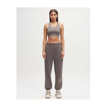Pantaloni de sport cu buzunare laterale - Maro