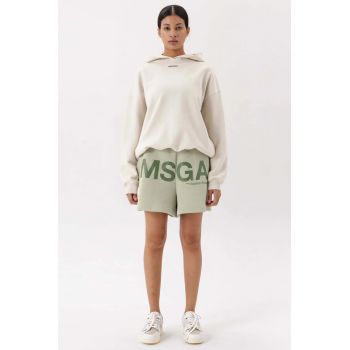 Pantaloni scurti cu imprimeu logo - Verde