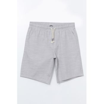 Pantaloni scurti de pijama cu model uni