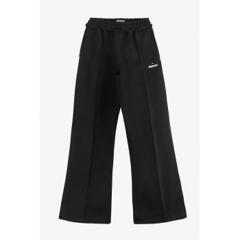 Pantaloni sport relaxed fit - Negru