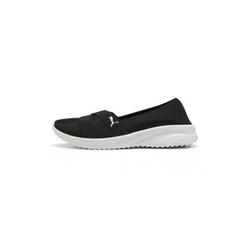 Pantofi slip-on din material textil Adelina 2