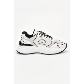 Pantofi sport cu garnituri de piele intoarsa