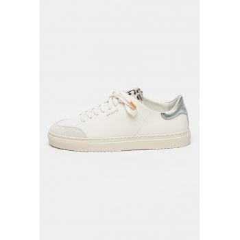 Pantofi sport de piele cu garnituri de piele intoarsa