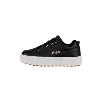 Pantofi sport de piele si piele ecologica Sandblast