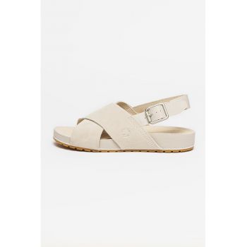Sandale de piele intoarsa si piele Malibu Waves