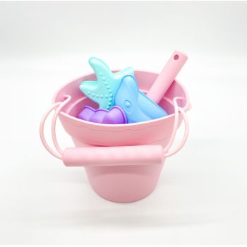 Set jucarii pentru plaja Zuluff Roz