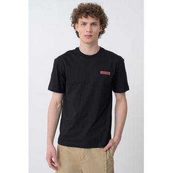 Tricou de bumbac cu imprimeu pe partea din spate
