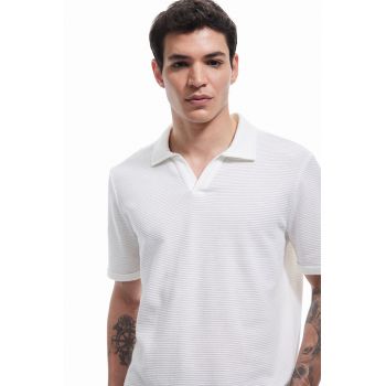 Tricou polo cu striatii
