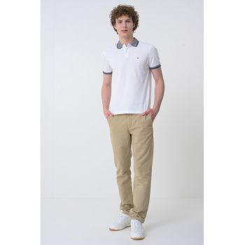 Tricou polo din amestec de in