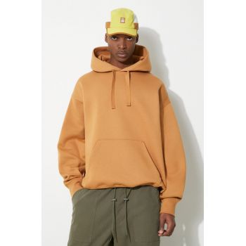 Vans bluza Premium Standards Surplus Po Hoodie LX barbati, culoarea maro, cu glugă, neted, VN000GVQ1OU1