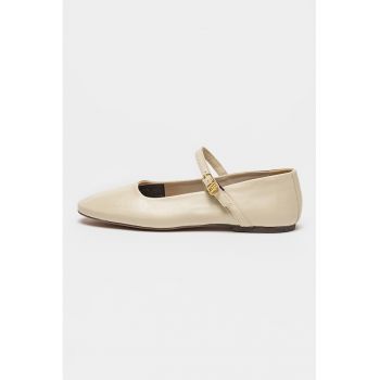 Balerini Mary Jane din piele