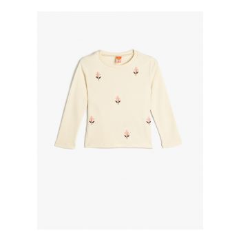 Bluza cu broderie florala