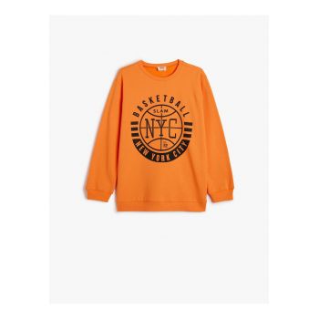 Bluza de trening cu imprimeu text