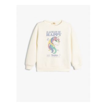 Bluza de trening cu imprimeu unicorn