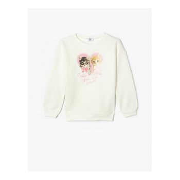 Bluza de trening din amestec de bumbac cu model grafic
