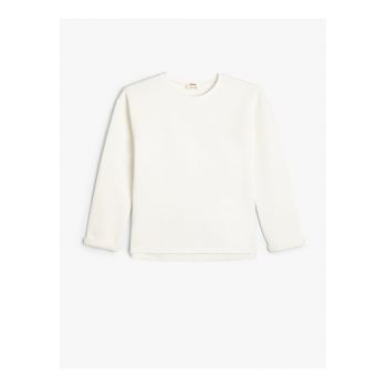 Bluza uni de trening din amestec de bumbac