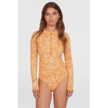 Costum de baie intreg cu fenta cu fermoar Women Of The Wave