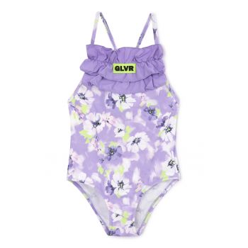 Costum de baie intreg cu volane