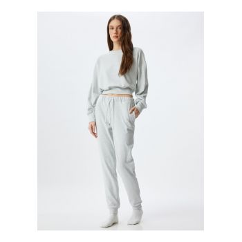 Pantaloni de pijama cu buzunare laterale