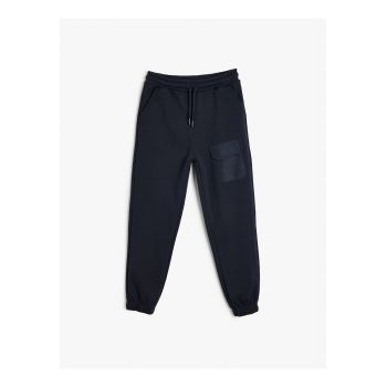 Pantaloni de trening cu snur de ajustare in talie