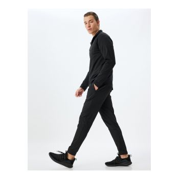 Pantaloni de trening slim-fit cu snur