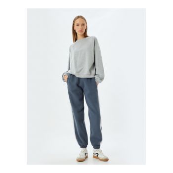Pantaloni de trening supradimensionati din amestec de bumbac