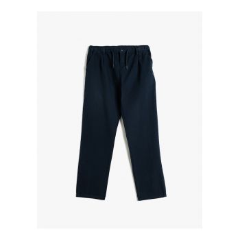 Pantaloni drepti de bumbac