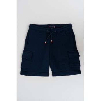 Pantaloni scurti cargo cu snur