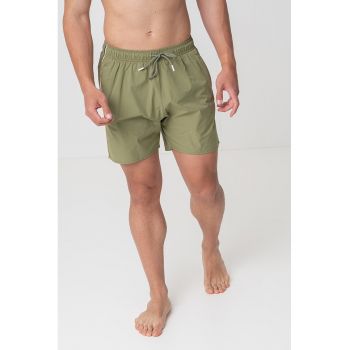 Pantaloni scurti de baie cu benzi laterale contrastante Iconic
