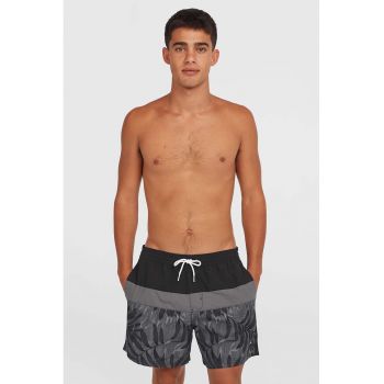 Pantaloni scurti de baie cu imprimeu floral frontal