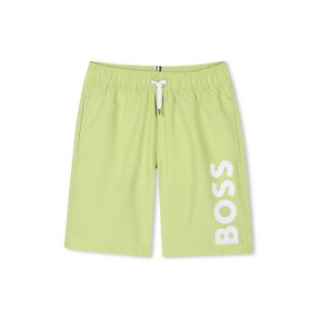 Pantaloni scurti de baie cu imprimeu logo