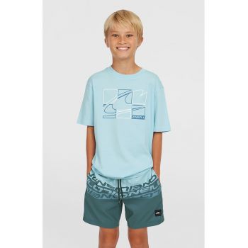 Pantaloni scurti de baie cu imprimeu logo