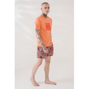 Pantaloni scurti de baie cu snur si model
