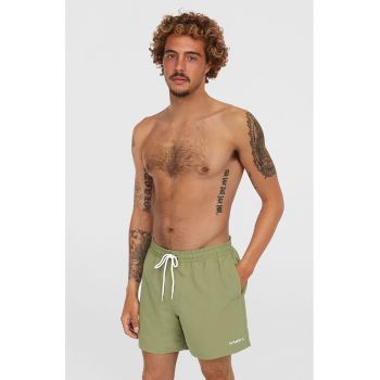 Pantaloni scurti uni de baie cu buzunare laterale