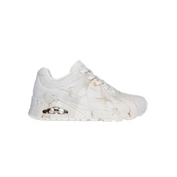 Pantofi dama  alb - sintetic - universal