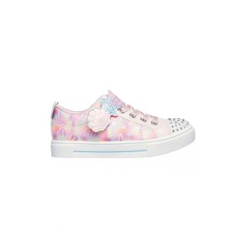 Pantofi sport de piele ecologica cu model grafic