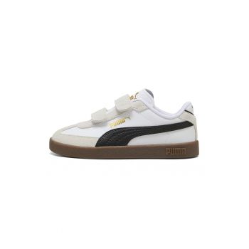 Pantofi sport de piele si piele intoarsa cu velcro