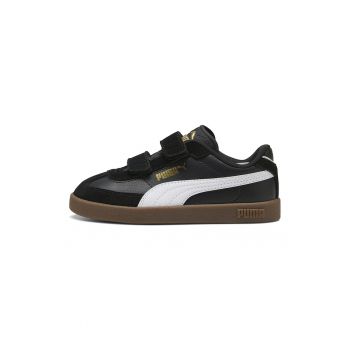 Pantofi sport de piele si piele intoarsa cu velcro