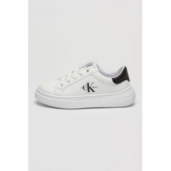 Pantofi sport low-cut cu talpa plata - logo si model unisex