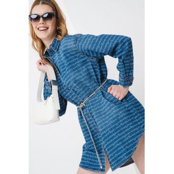 Rochie-camasa din denim