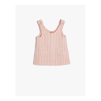 Rochie-sarafan cu buzunare laterale