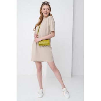 Rochie-tricou scurt de bumbac