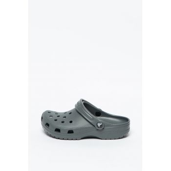 Saboti roomy fit cu bareta slingback si perforatii