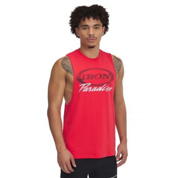 Top din amestec de bumbac Rock Iron