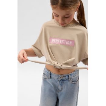 Tricou crop lejer